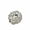 Vintage Crystal Rhinestone Brooch Pin For Bridal DIY Crafts 1 1/2 Inch